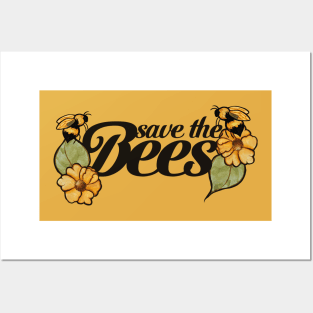 Save the Bees Posters and Art